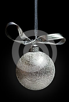 Silver chistmas decoration