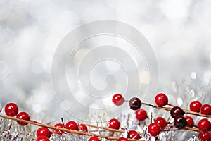 Silver Christmas background