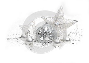 Silver Christmas decoration