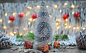 Christmas decoration,holidays and decor concept.