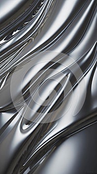 Silver, chrome, or aluminum shinny metallic surface background text