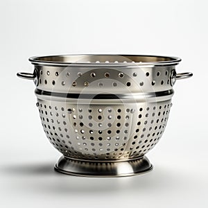 Silver Colander: A Timeless Elegance In Kitchen Still Life