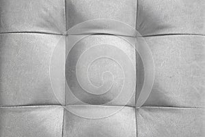 Silver Color Natural Leather Cushion Or Pillow Or Puff Background