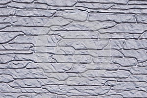 Silver color stone wall texture background