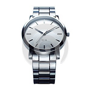 silver color watch vector