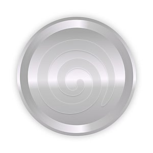 Silver colour round shape for medal