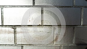 Silver coloured bricks