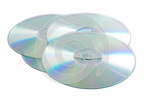 Silver Compact Discs