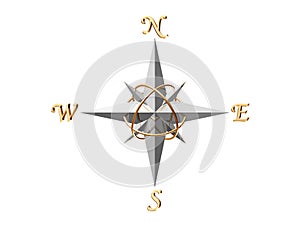Silver Compass