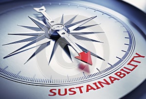 Silver compass - concept sustainability