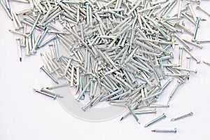 Silver Concrete nails