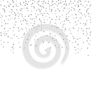 Silver confetti background