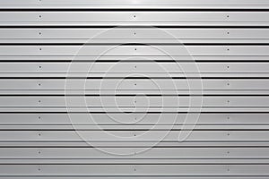 Silver corrugated metal with bolts