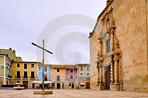 Silver Cross in Santa Faz Annually since 1489 people walk the pilgrimage to the Santa Faz Monastery where it`s believe the veil Ve photo