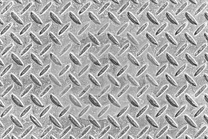 Silver diamond plate texture