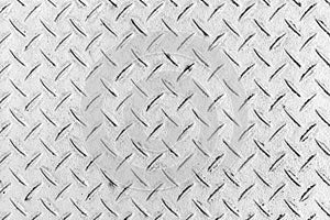 Silver diamond plate texture