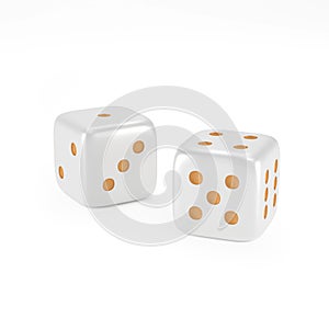 silver dice