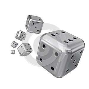 Silver dices
