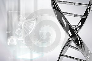 Silver DNA graphic design