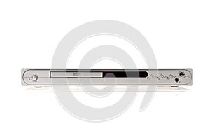 Silver DVD player