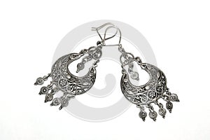 Silver earings