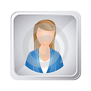 silver emblem technical support woman assistant