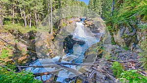 Silver Falls, Ohanapecosh River, Mount Rainier Nat