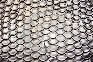 silver fish scales up close