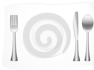 Silver flatware