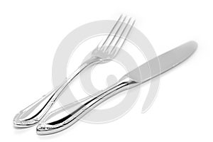 Silver Fork and Knife