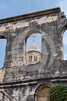 Silver gate, east entrance of the Diocletian s Palace in Split, Croatia