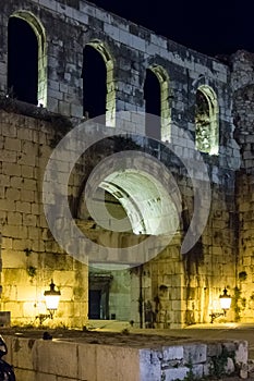 Silver Gate.Palace of the Emperor Diocletian.Split. Croatia