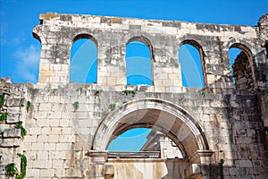 Silver Gate Roman Architecture in Split Croatia