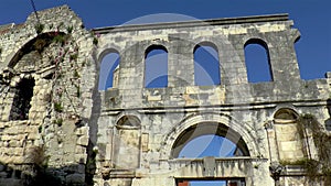 Silver Gate, Roman Diocletian`s Palace in Split, Croatia