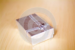 Silver gift box