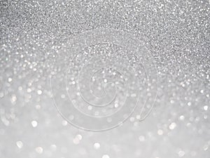 Silver glitter abstract background