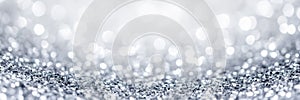 Silver Glitter Background