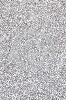 Silver glitter texture background