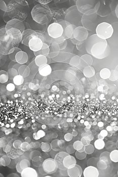 silver glitter texture. Christmas background
