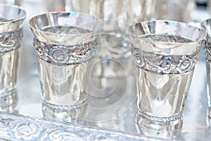 Silver goblets