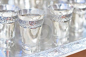 Silver goblets