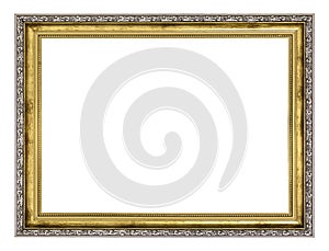 Silver and gold frame