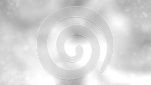 silver gray bokeh fervent gentle forms bg - abstract 3D rendering