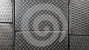 Silver Gray Diamond Plate background