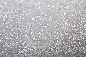 Silver gray glitter background.