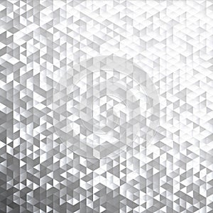 Silver gray glittering lamina sequins mosaic pattern