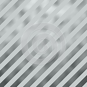 Silver Gray Metallic Grey Faux Foil Diagonal Stripes