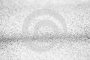 Silver gray sparkle glitter for Christmas background