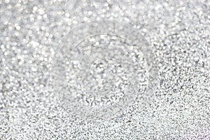 Silver gray sparkle glitter for Christmas background