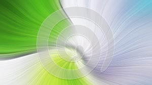 Silver and green color flow abstract background